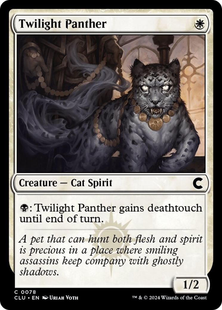 Twilight Panther [Ravnica: Clue Edition] | Chromatic Games