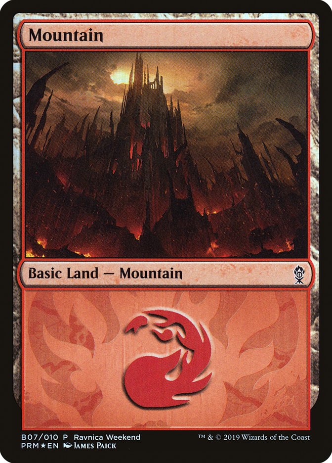 Mountain (B07) [Ravnica Allegiance Guild Kit] | Chromatic Games