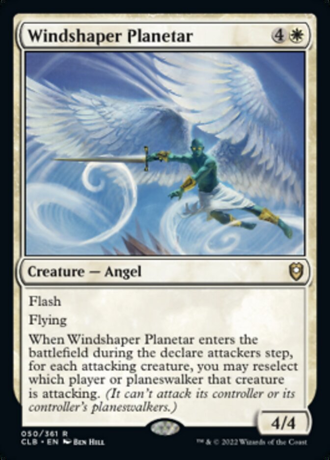 Windshaper Planetar [Commander Legends: Battle for Baldur's Gate] | Chromatic Games