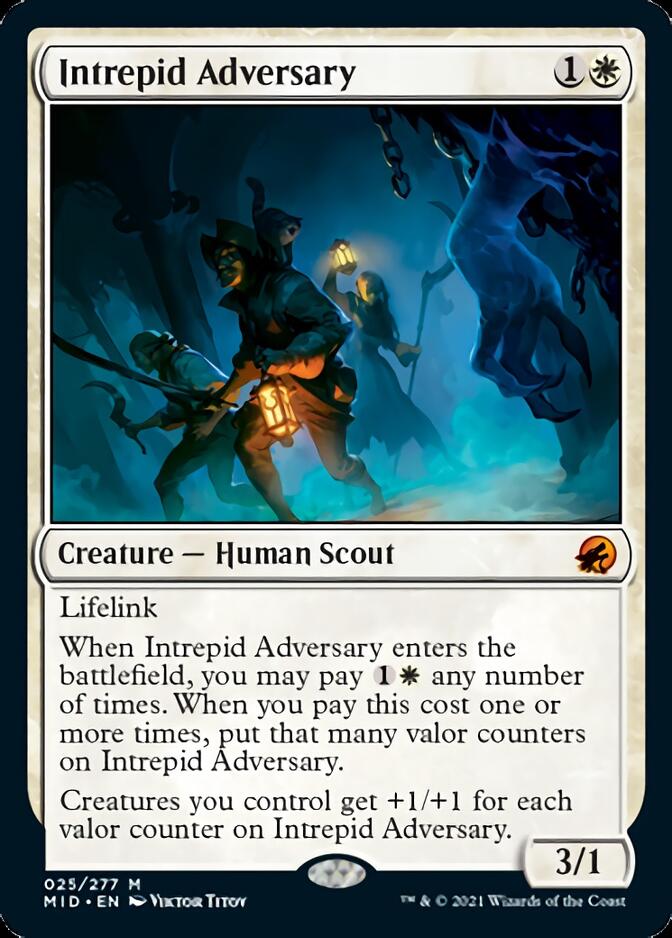 Intrepid Adversary [Innistrad: Midnight Hunt] | Chromatic Games