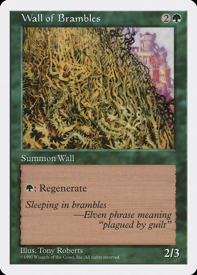 Wall of Brambles [Fifth Edition] | Chromatic Games