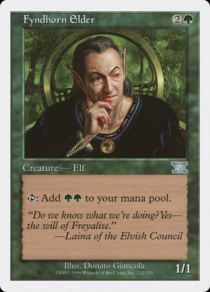 Fyndhorn Elder [Classic Sixth Edition] | Chromatic Games