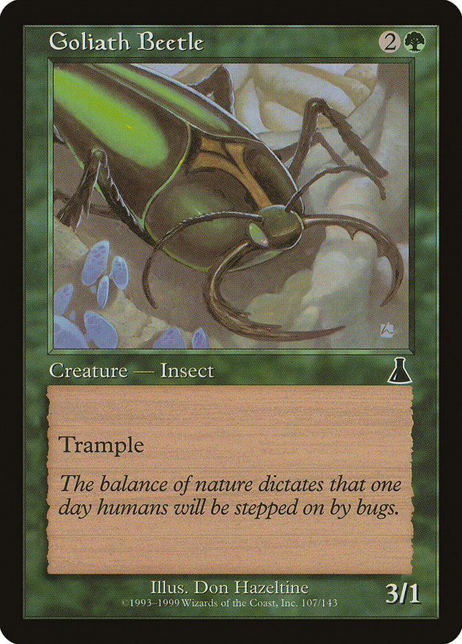 Goliath Beetle [Urza's Destiny] | Chromatic Games