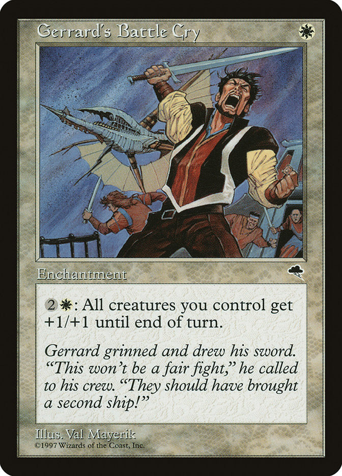 Gerrard's Battle Cry [Tempest] | Chromatic Games