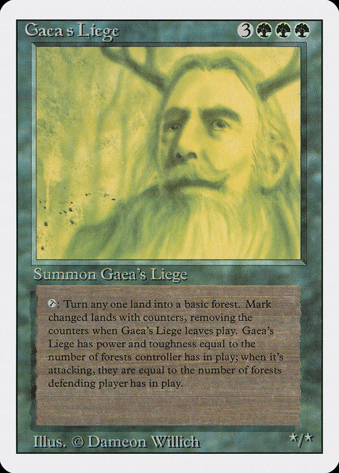 Gaea's Liege [Revised Edition] | Chromatic Games