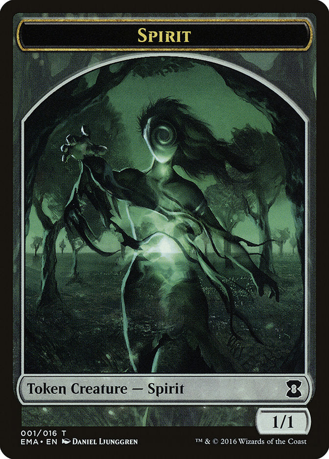 Spirit Token (001/016) [Eternal Masters Tokens] | Chromatic Games