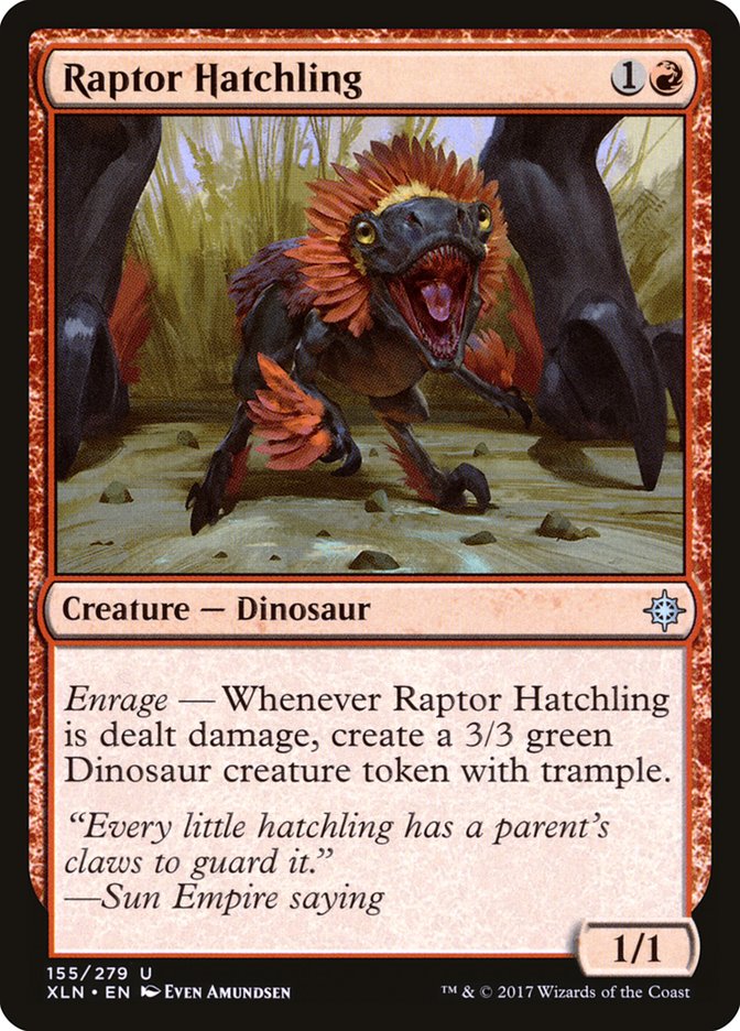 Raptor Hatchling [Ixalan] | Chromatic Games