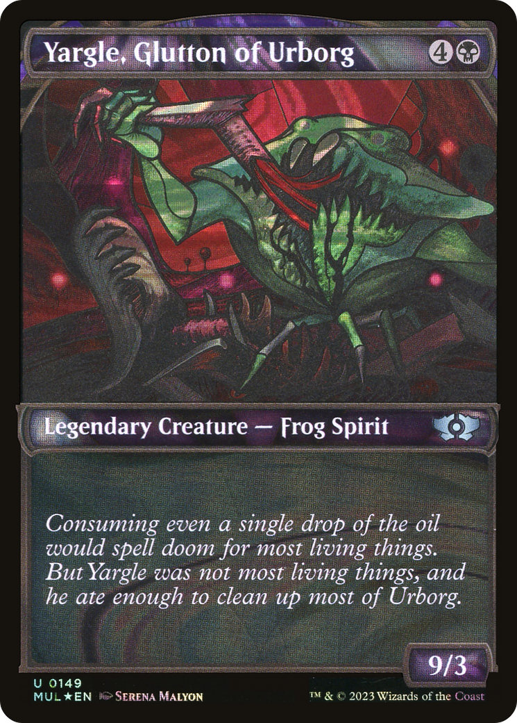 Yargle, Glutton of Urborg (Halo Foil) [Multiverse Legends] | Chromatic Games