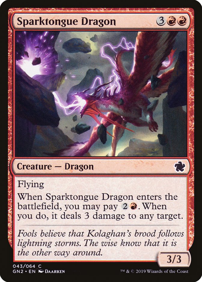 Sparktongue Dragon [Game Night 2019] | Chromatic Games