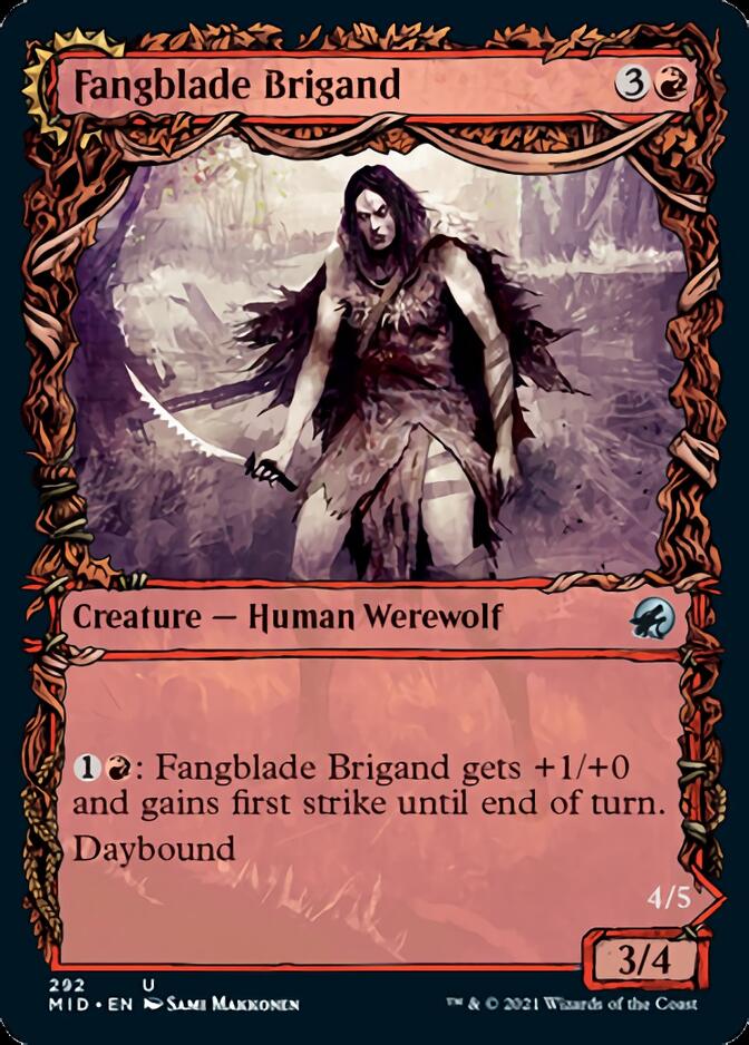 Fangblade Brigand // Fangblade Eviscerator (Showcase Equinox) [Innistrad: Midnight Hunt] | Chromatic Games