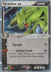 Tyranitar ex (17/17) (Holo) [POP Series 1] | Chromatic Games