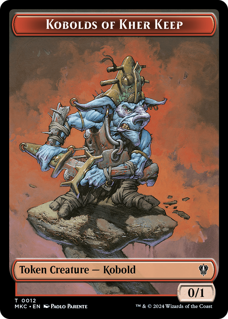 Soldier // Kobolds of Kher Keep Double-Sided Token [Murders at Karlov Manor Commander Tokens] | Chromatic Games