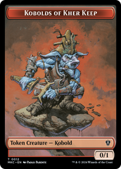 Gold // Kobolds of Kher Keep Double-Sided Token [Murders at Karlov Manor Commander Tokens] | Chromatic Games