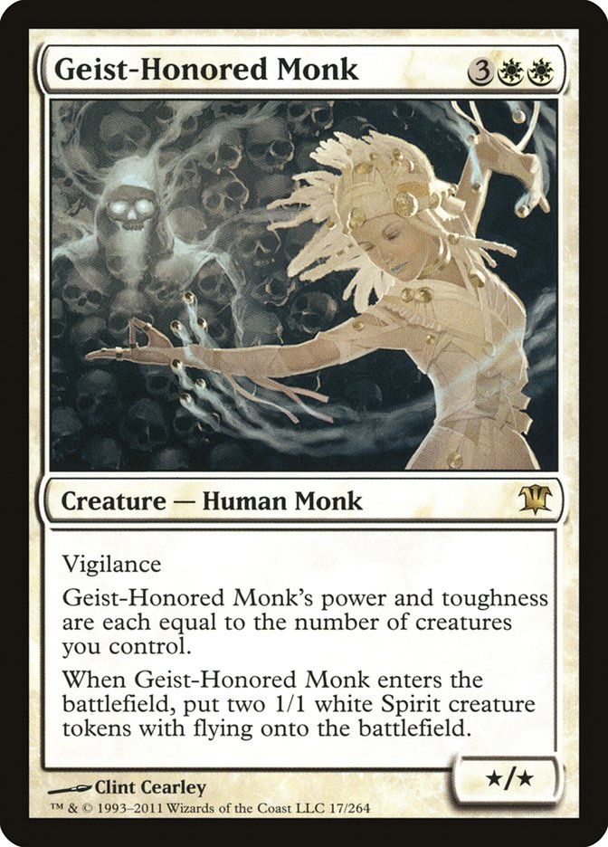 Geist-Honored Monk [Innistrad] | Chromatic Games