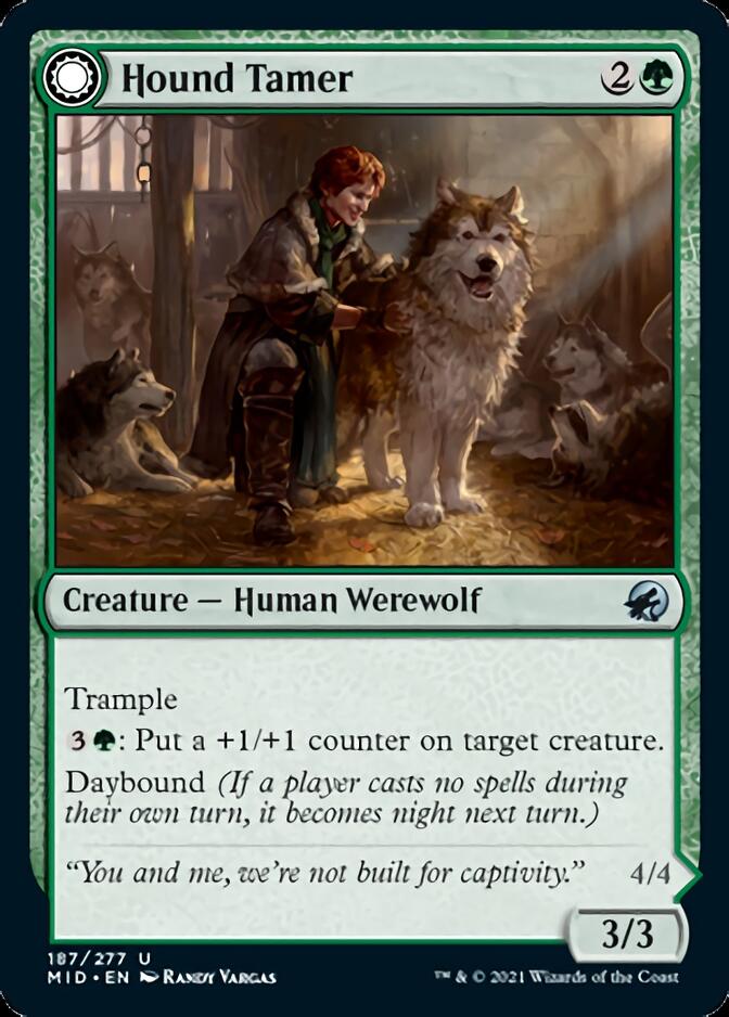 Hound Tamer // Untamed Pup [Innistrad: Midnight Hunt] | Chromatic Games