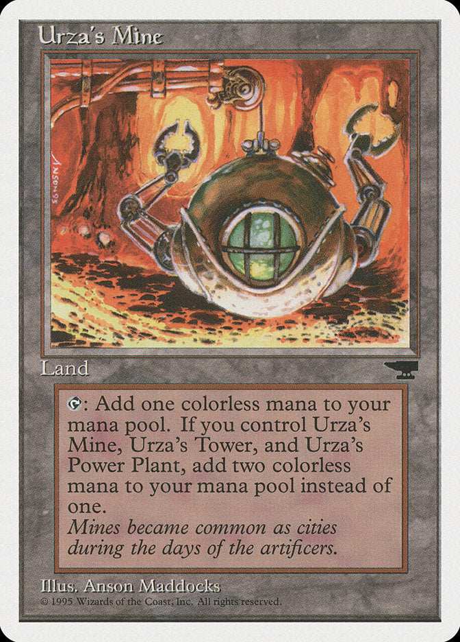 Urza's Mine (Orange Background) [Chronicles] | Chromatic Games