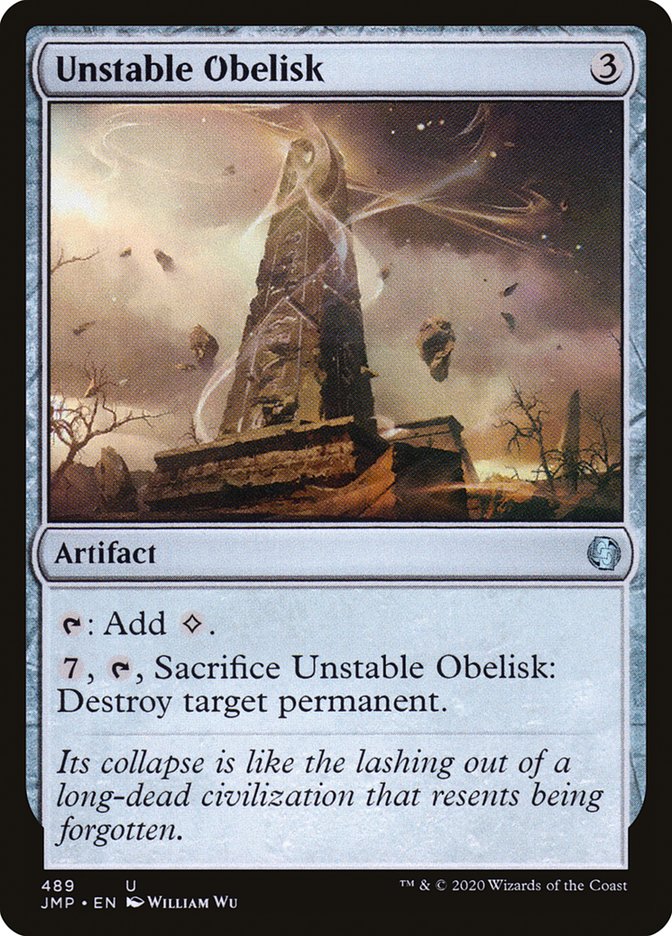 Unstable Obelisk [Jumpstart] | Chromatic Games