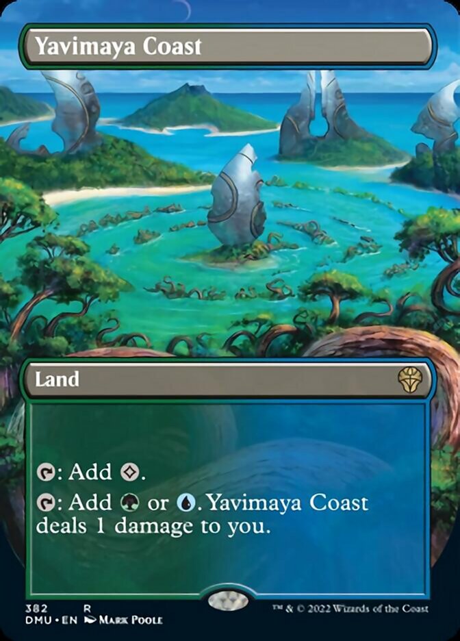 Yavimaya Coast (Borderless Alternate Art) [Dominaria United] | Chromatic Games