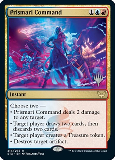 Prismari Command (Promo Pack) [Strixhaven: School of Mages Promos] | Chromatic Games