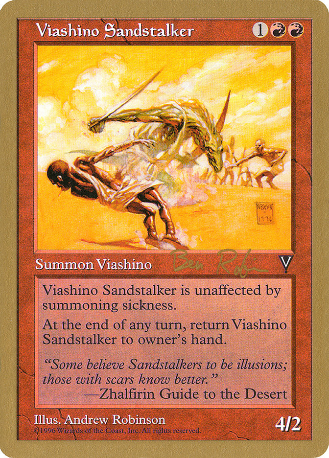 Viashino Sandstalker (Ben Rubin) [World Championship Decks 1998] | Chromatic Games