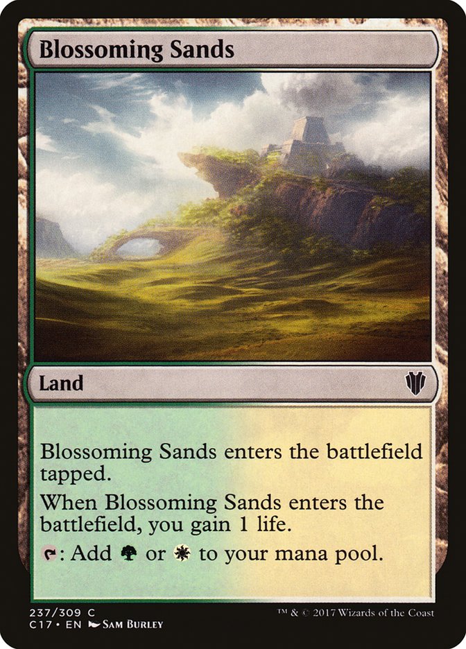 Blossoming Sands [Commander 2017] | Chromatic Games