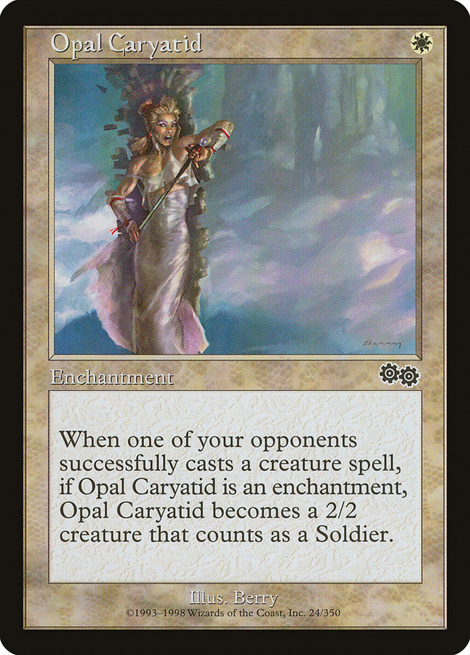 Opal Caryatid [Urza's Saga] | Chromatic Games