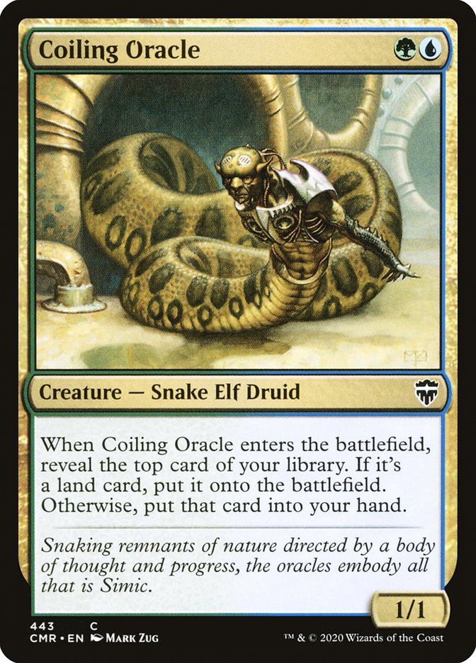 Coiling Oracle [Commander Legends] | Chromatic Games