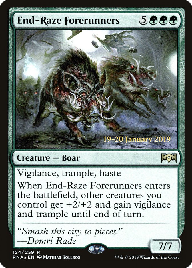 End-Raze Forerunners [Ravnica Allegiance Prerelease Promos] | Chromatic Games