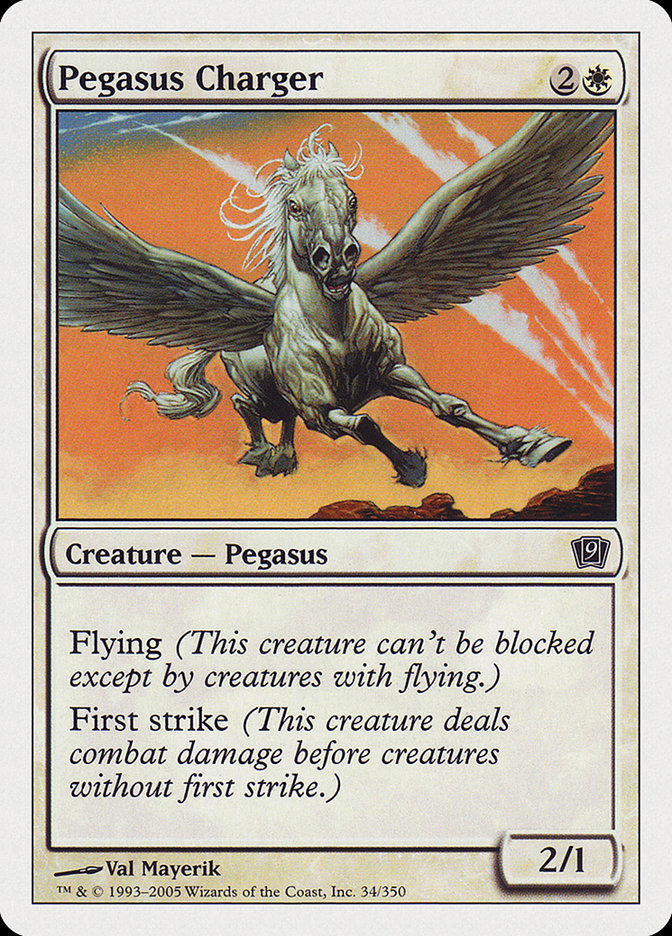 Pegasus Charger [Ninth Edition] | Chromatic Games