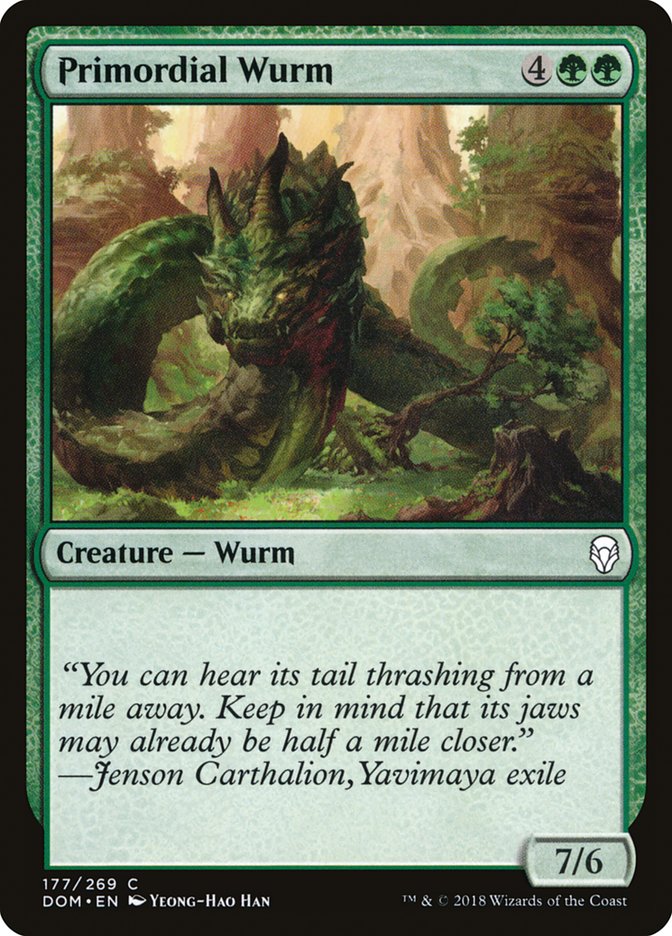 Primordial Wurm [Dominaria] | Chromatic Games