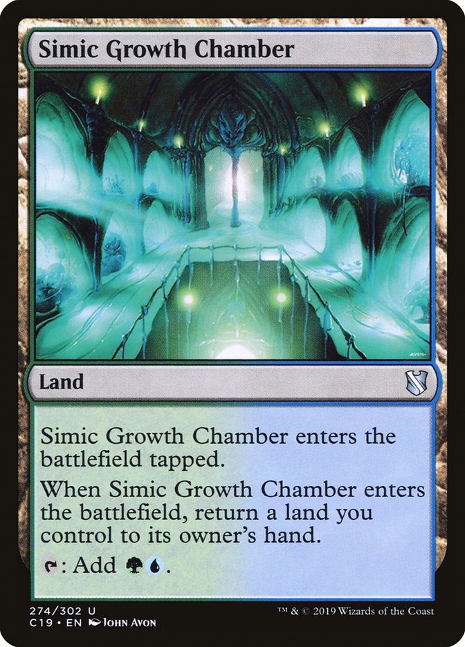 Simic Growth Chamber [Commander 2019] | Chromatic Games