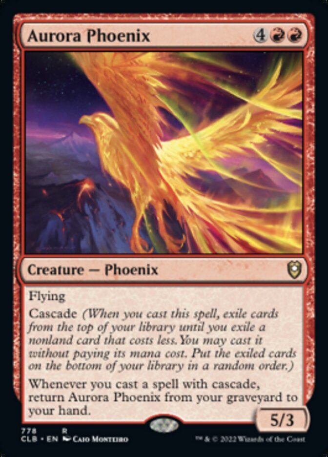 Aurora Phoenix [Commander Legends: Battle for Baldur's Gate] | Chromatic Games