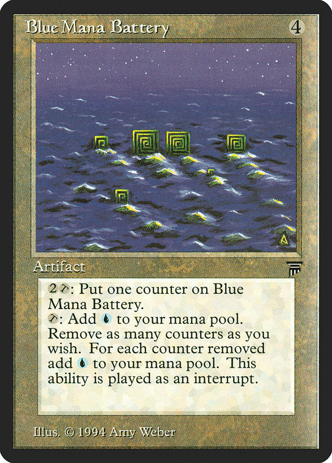 Blue Mana Battery [Legends] | Chromatic Games