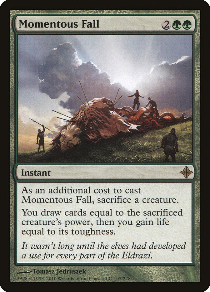 Momentous Fall [Rise of the Eldrazi] | Chromatic Games