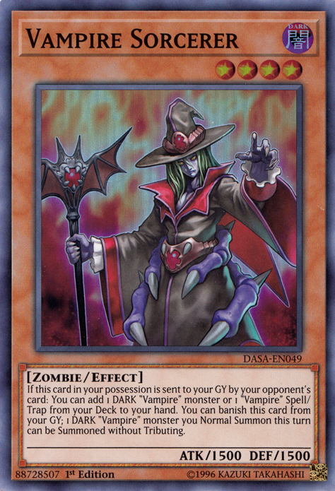 Vampire Sorcerer [DASA-EN049] Super Rare | Chromatic Games