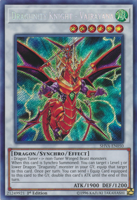 Dragunity Knight - Vajrayana [SHVA-EN050] Secret Rare | Chromatic Games