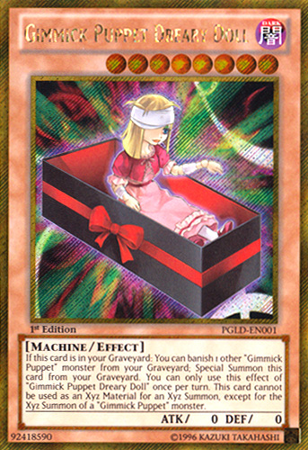 Gimmick Puppet Dreary Doll [PGLD-EN001] Gold Secret Rare | Chromatic Games