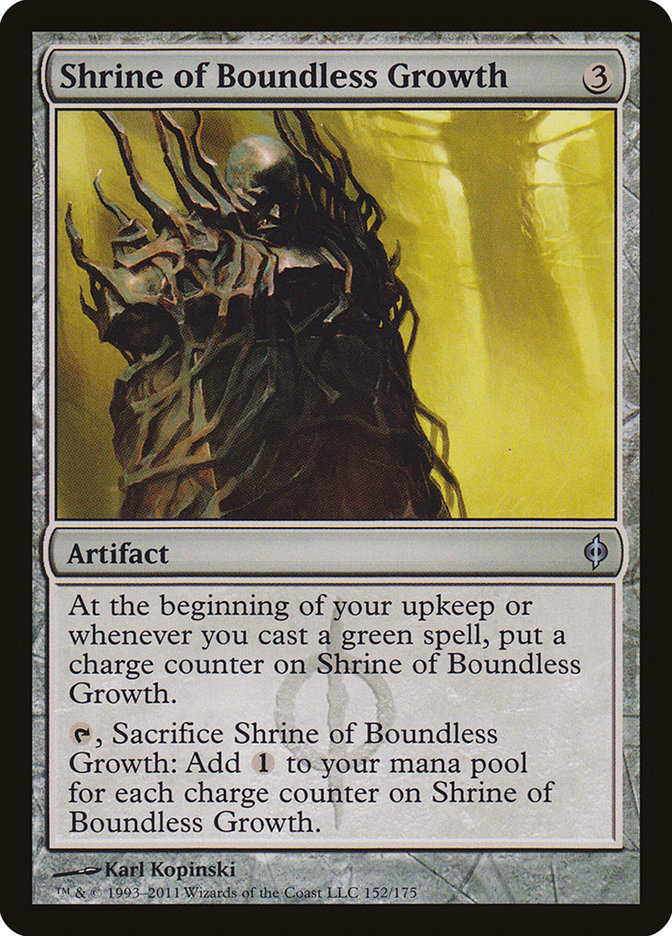 Shrine of Boundless Growth [New Phyrexia] | Chromatic Games