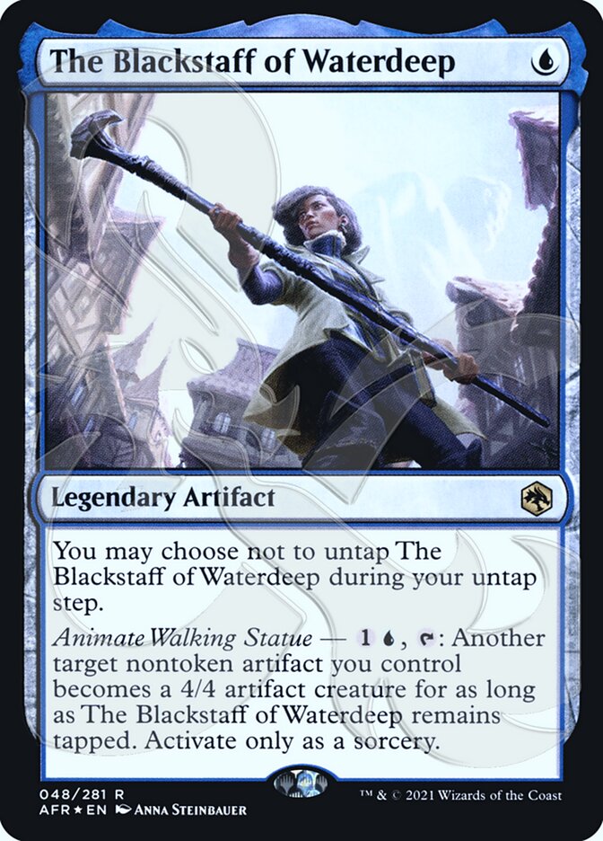 The Blackstaff of Waterdeep (Ampersand Promo) [Dungeons & Dragons: Adventures in the Forgotten Realms Promos] | Chromatic Games