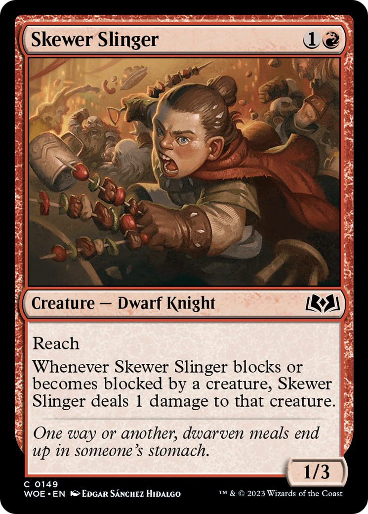 Skewer Slinger [Wilds of Eldraine] | Chromatic Games