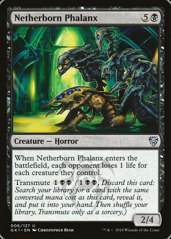 Netherborn Phalanx [Guilds of Ravnica Guild Kit] | Chromatic Games