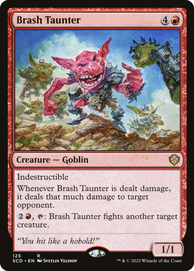 Brash Taunter [Starter Commander Decks] | Chromatic Games