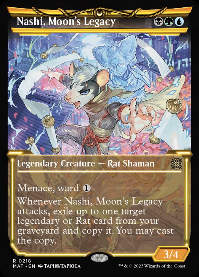 Nashi, Moon's Legacy (Showcase Halo Foil) [March of the Machine: The Aftermath] | Chromatic Games