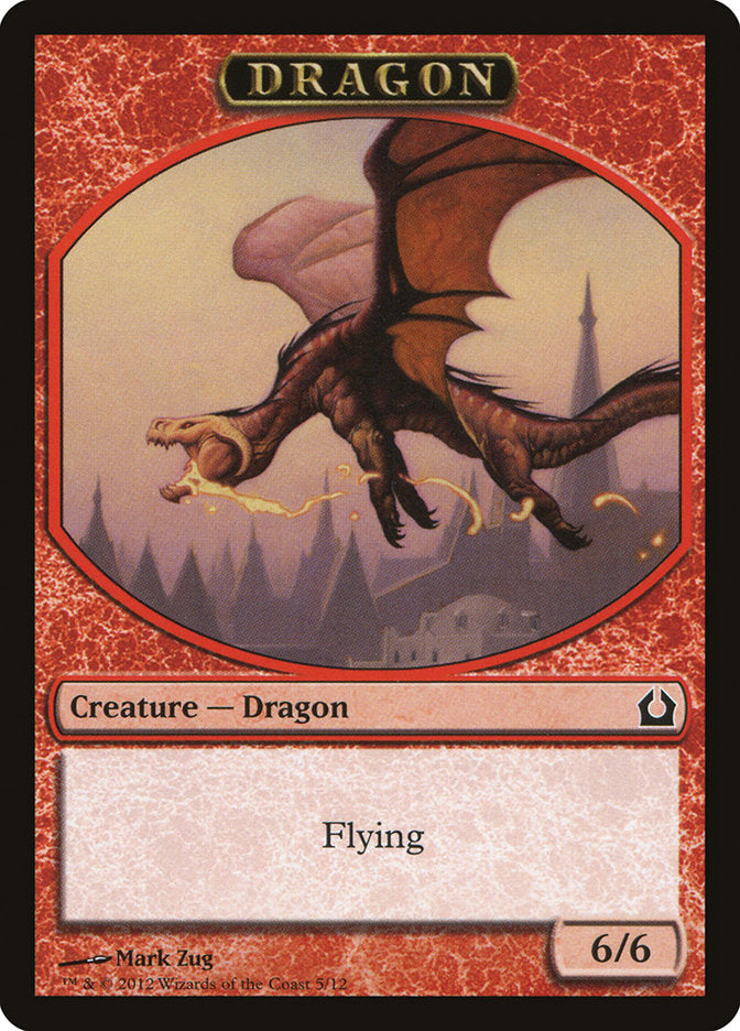 Dragon Token [Return to Ravnica Tokens] | Chromatic Games