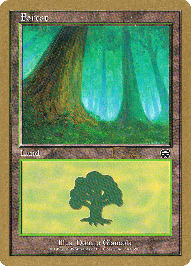 Forest (jt347a) (Jan Tomcani) [World Championship Decks 2001] | Chromatic Games