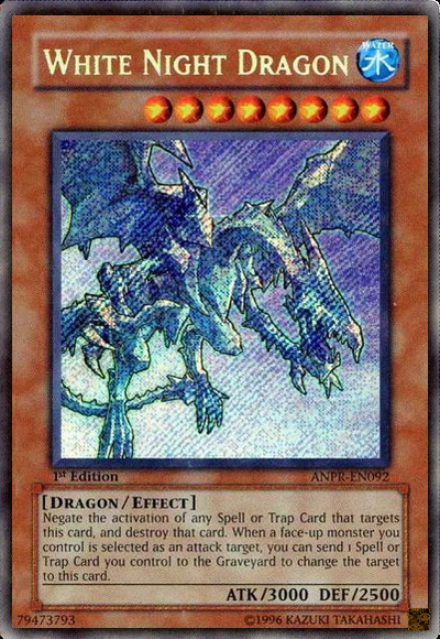 White Night Dragon [ANPR-EN092] Secret Rare | Chromatic Games