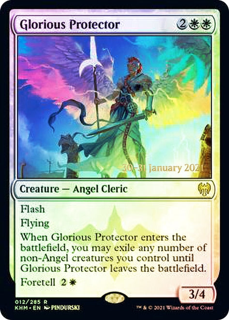 Glorious Protector [Kaldheim Prerelease Promos] | Chromatic Games