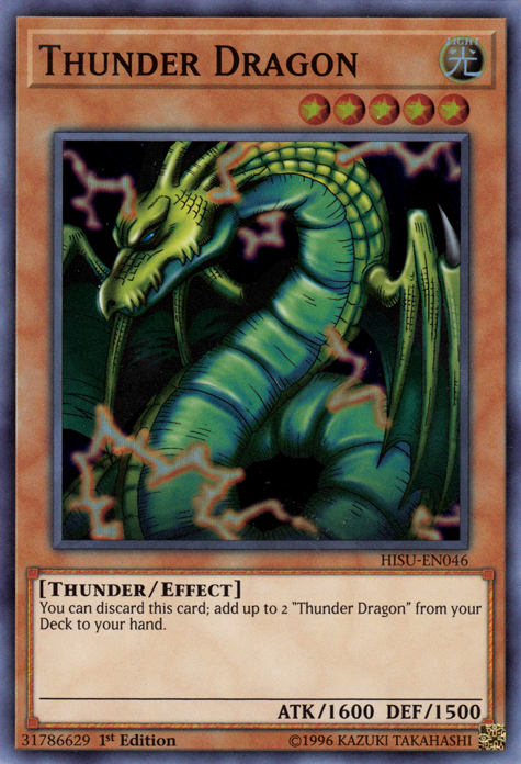 Thunder Dragon [HISU-EN046] Super Rare | Chromatic Games