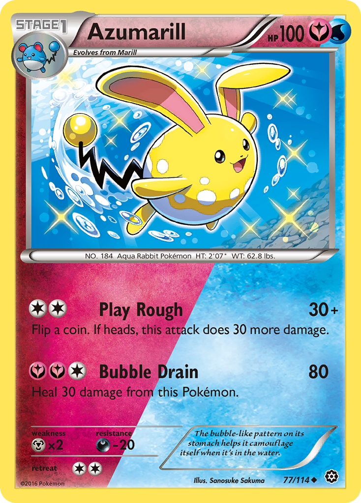 Azumarill (77/114) [XY: Steam Siege] | Chromatic Games