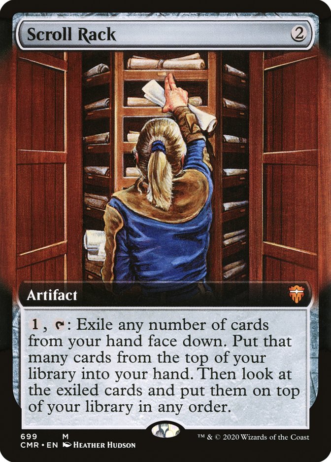 Scroll Rack (Extended Art) [Commander Legends] | Chromatic Games